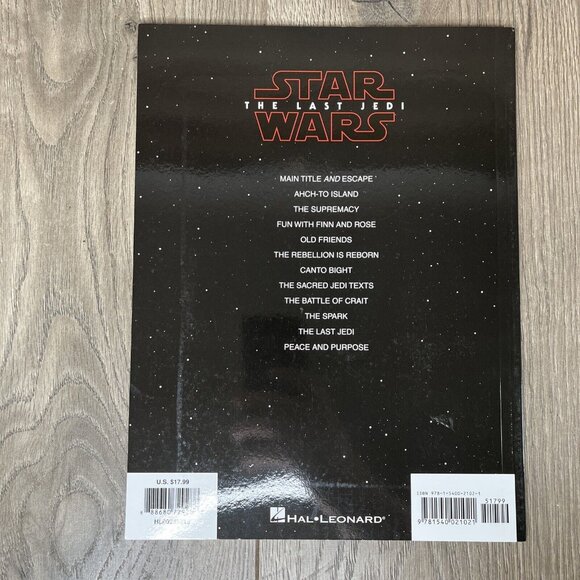 Star Wars: The Last Jedi Sheet Music Movie Soundtrack Piano Solo H Leonard - Picture 3 of 6